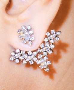 White Sapphire Earrings